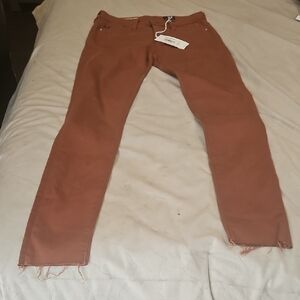 Ag Adriano Goldschmied Brown Skinny Jeans